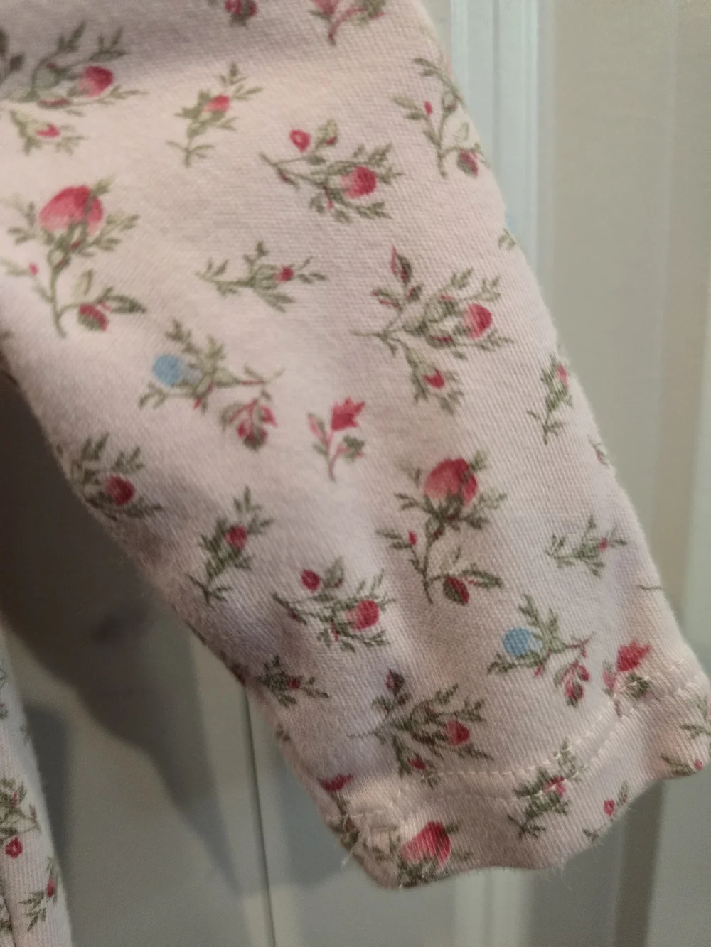 Ralph Lauren Pink Floral Long-Sleeve Baby One-Piece